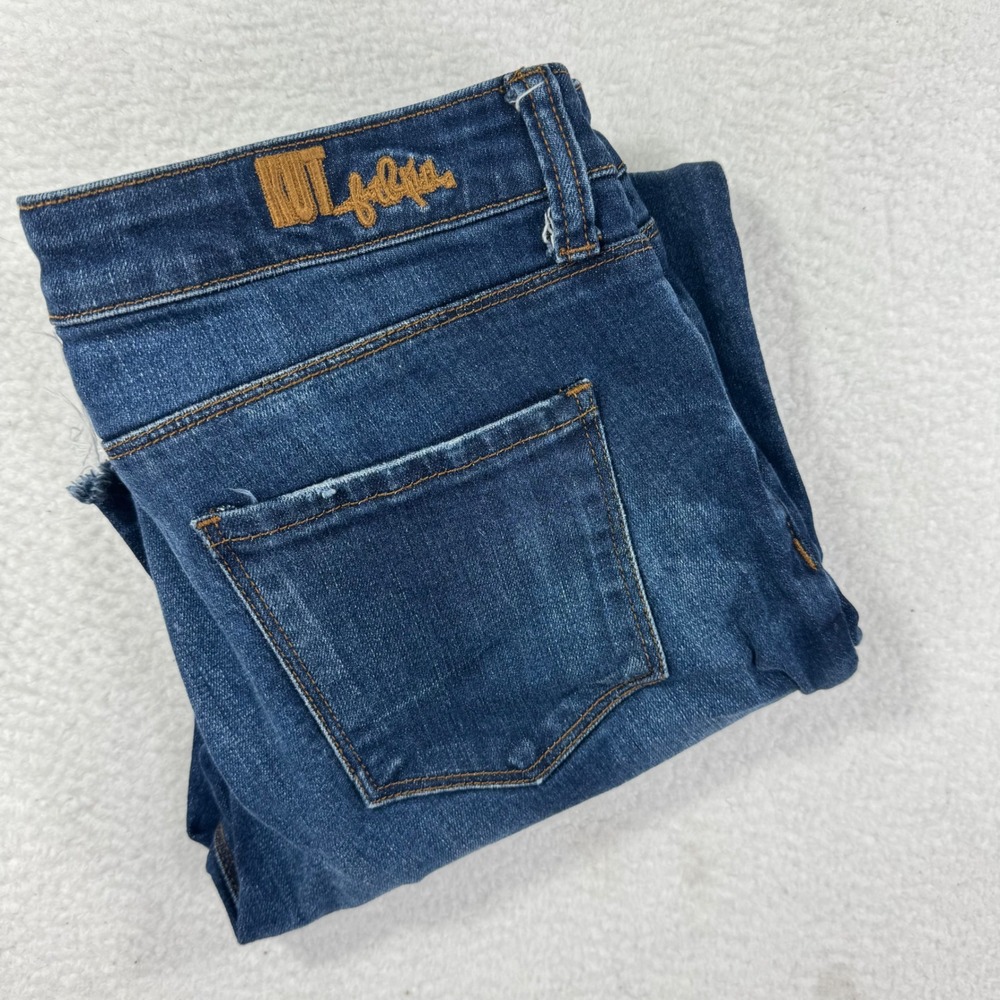 KUT from the Kloth Emma Ankle‎ Straight Leg Dark Wash Denim Jeans Size 10